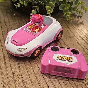Sonic the hedgehog Amy 2.4 GHZ radio car  toy racing